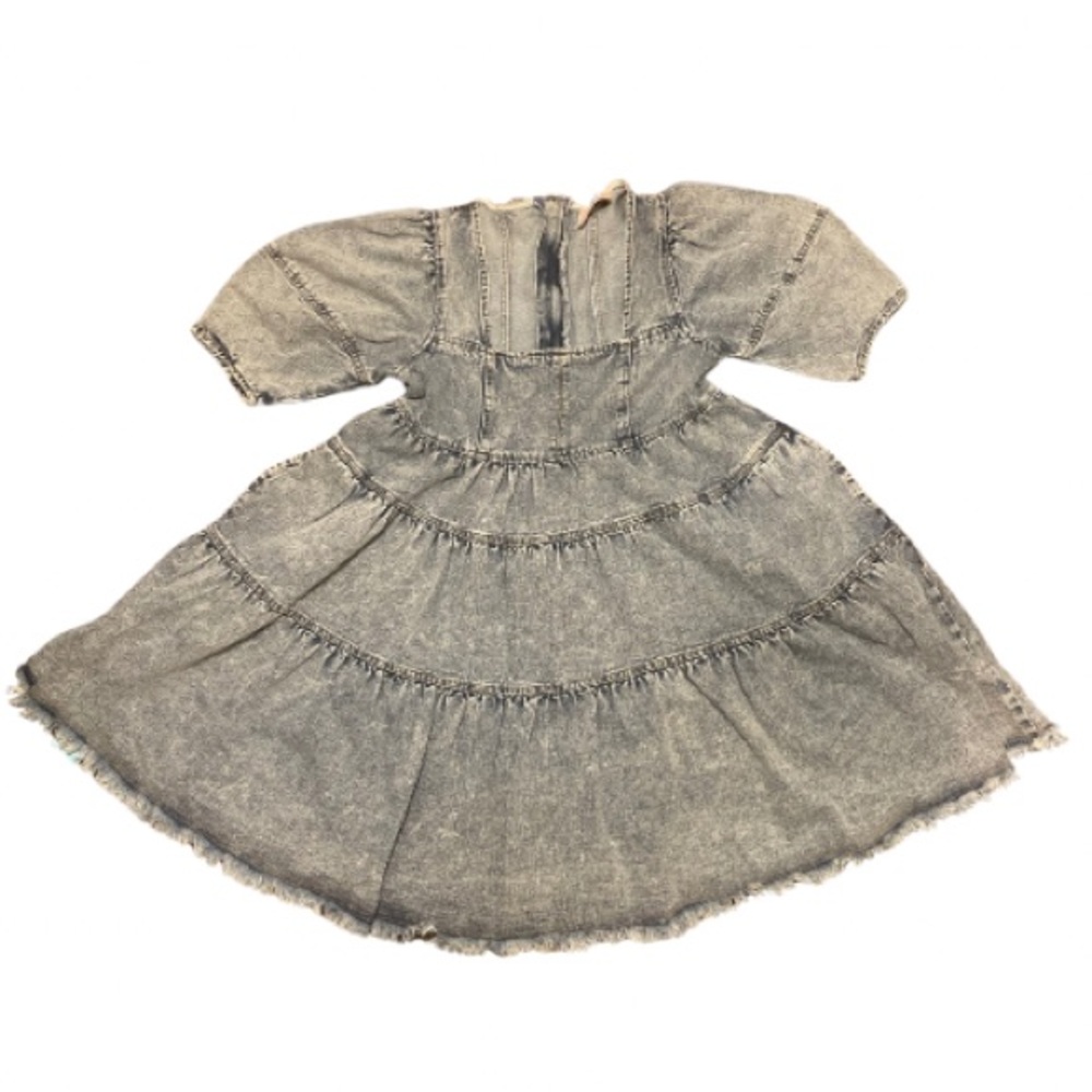 Cutely Covered Denim Dress sz small